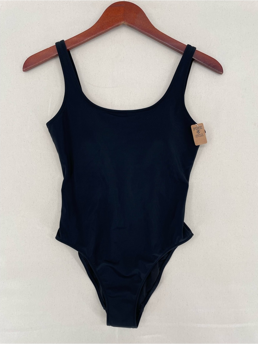 Victoria Secrets PINK Active One Piece Black Swim Suit - Picture 3 of 11